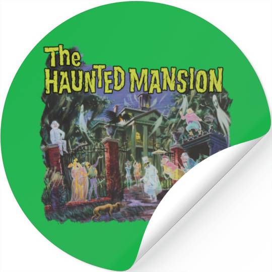 Vintage Haunted Mansion Stickers, Disneyland Haunted Mansion Stickers