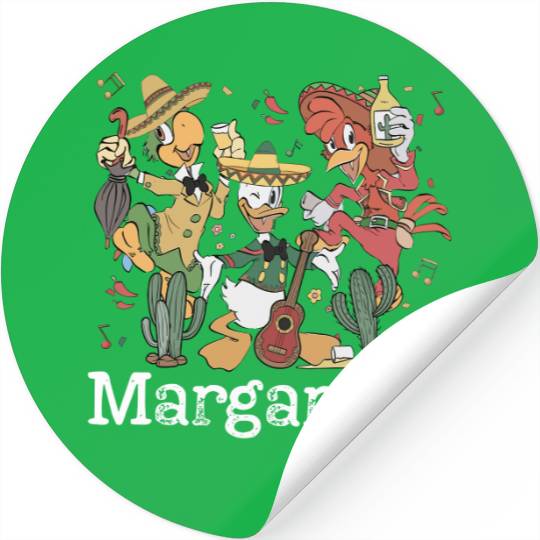 Disney Margaritas Por Favor Colors Stickers, Margarita Stickers