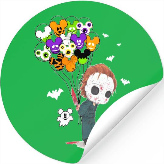 Michael Myers Stickers, Disney Balloon Stickers
