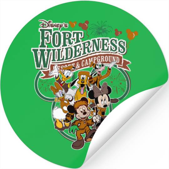 Disney Fort Wilderness Resort Stickers