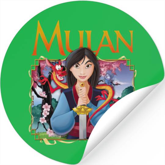 Disney Mulan Anime Mushu Cri-Kee Stickers