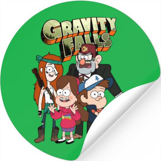 Gravity Falls Family Dynamics Stickers, Disney Gravity Falls 90s Stickers