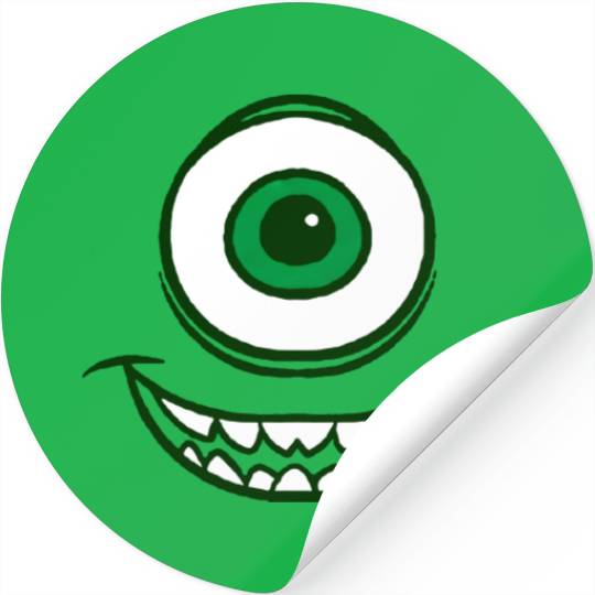 Disney Monsters Inc. Mike Wazowski Halloween Stickers