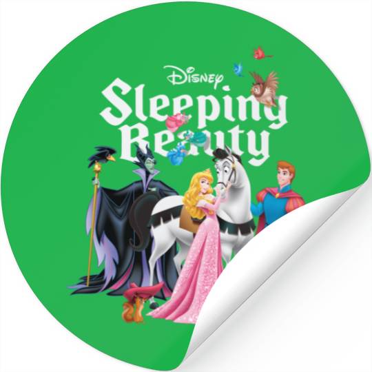 Vintage Sleeping Beauty Stickers, Aurora Princess Stickers, Disneyland Stickers