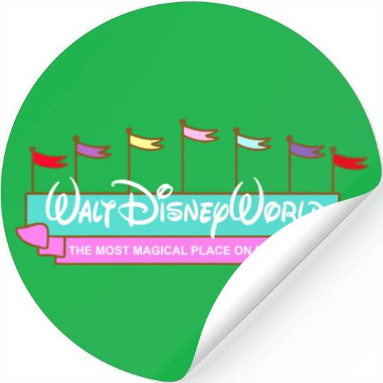 Disney Embroidered Crewneck Stickers