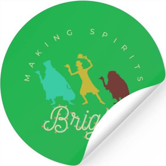 Making Spirits Bright Disney Christmas Stickers, Haunted Mansion