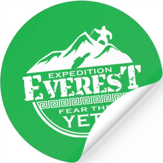Expedition Everest Stickers, Disney Animal Kingdom Stickers