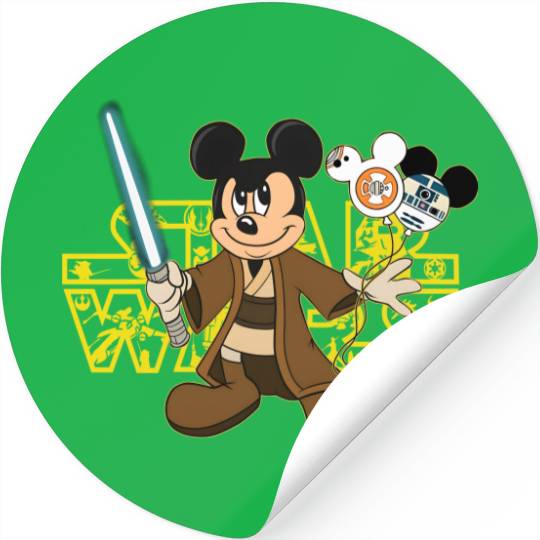 Disney Mickey and Friends Star Wars Stickers,