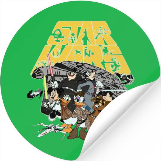 Vintage Disney Star Wars Stickers,