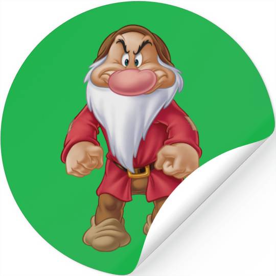 Disney Grumpy Dwarf Stickers, Snow White and Seven Dwarfs Stickers