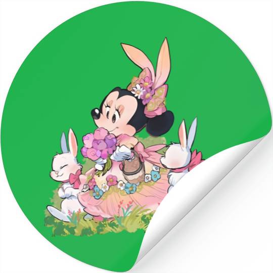Minnie Mouse Easter Stickers, Disney Easter Stickers