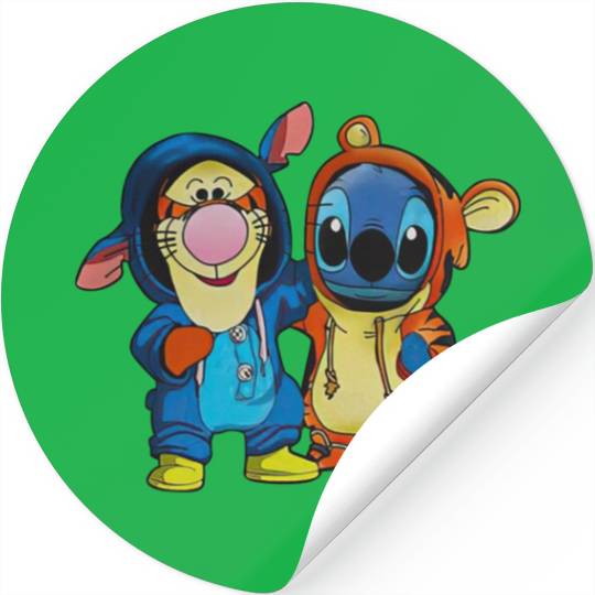 Stitch and Tigger Friends Disney Stickers