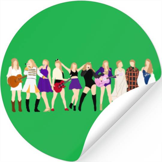 Taylorr Swift Tour Eras INCLUDING MIDNIGHTS Stickers