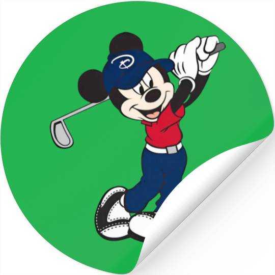 Mickey Golf Stickers, Stickers, Stickers, Disney Unisex Stickers