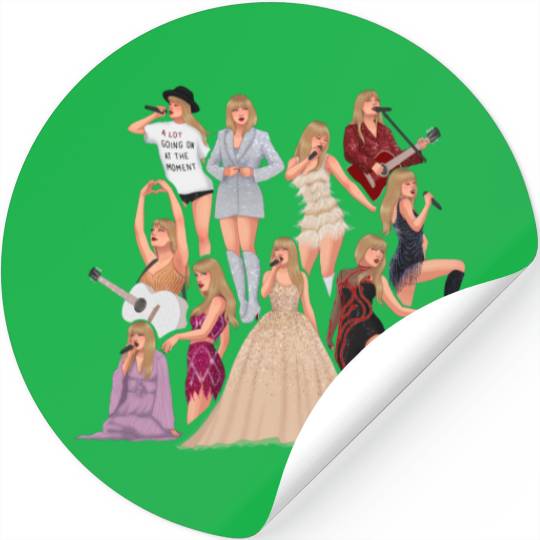 taylosr eras tour outfits s Active Stickers