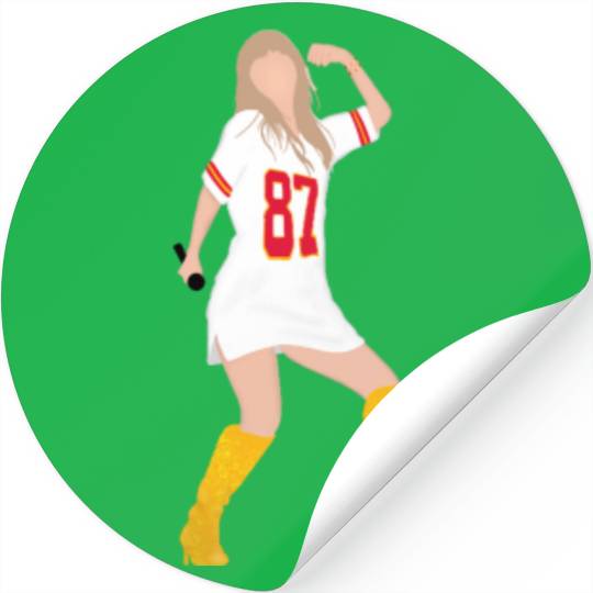 taylorr Swift x Travis Kelce Jersey (V3) Stickers