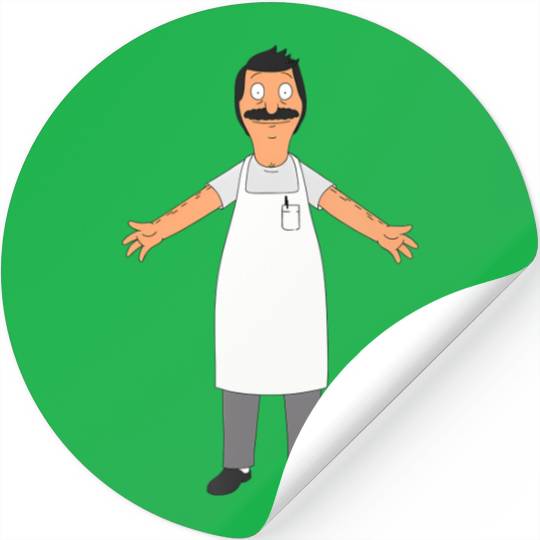 bobs burgers bob belcher hug Stickers