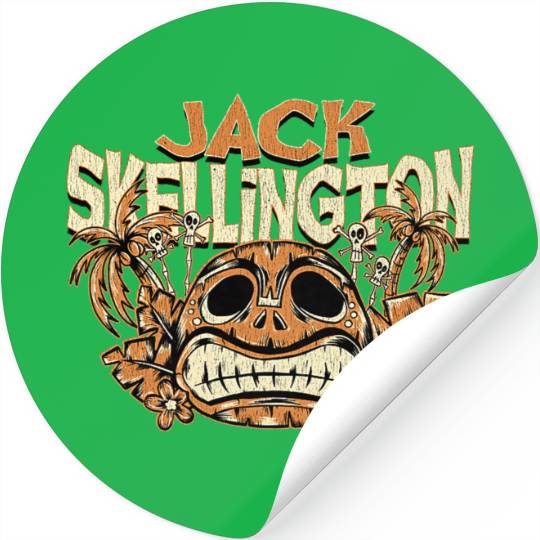 disneys The Nightmare Before Christmas Jack Skellington Tiki Stickers