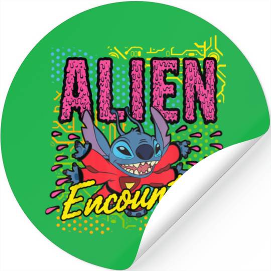 disneys Stitch Alien Encounter Stickers