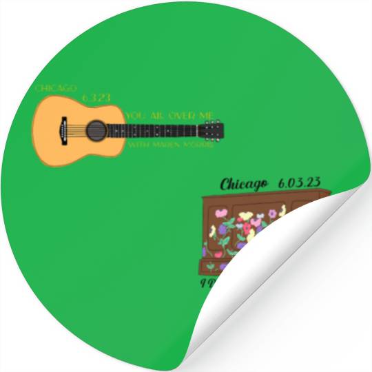 Chicago N2 Eras Tour Surprise Songs PackActive Stickers