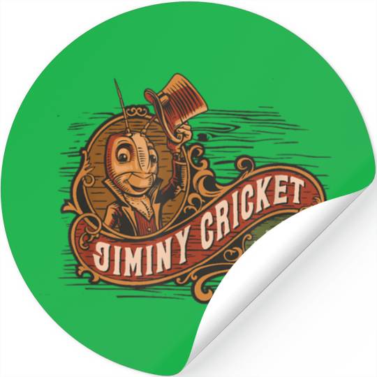 disneys Pinocchio Jiminy Cricket High Moral Standards Stickers