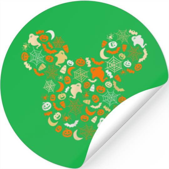 Disney Mickey Mouse Halloween Ghosts Pumpkins Sp Stickers