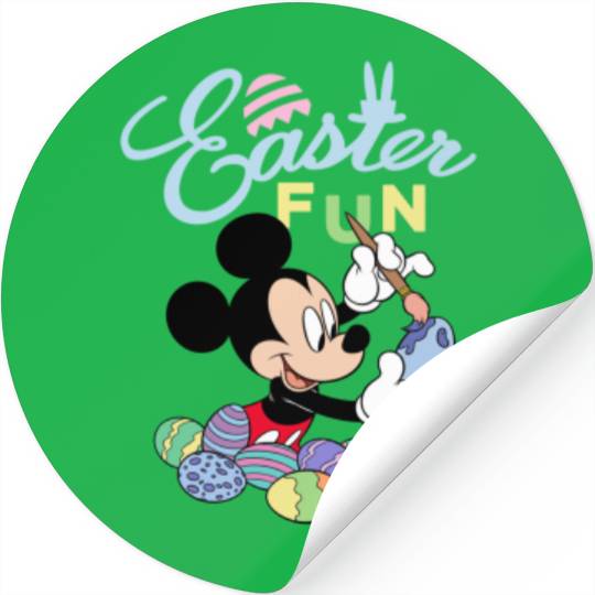 Disney Mickey Mouse Easter Fun Painting Eggs8 Stickers