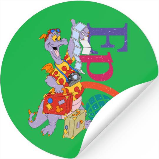 Disney Epcot Figment  Stickers, Epcot Center Stickers, Epcot Trip Stickers