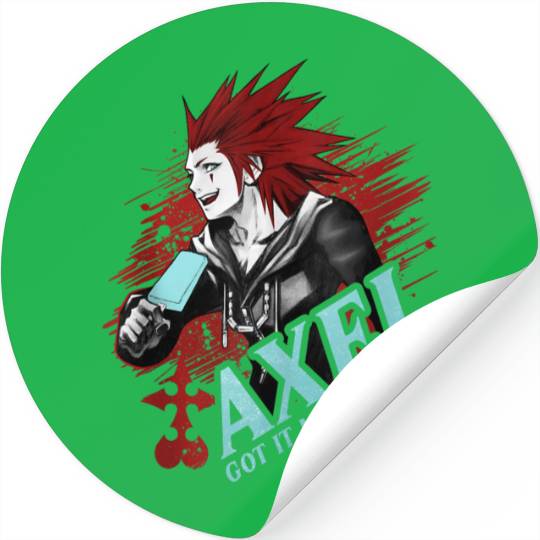 Disneys Kingdom Hearts Axel Got It Memorized Stickers
