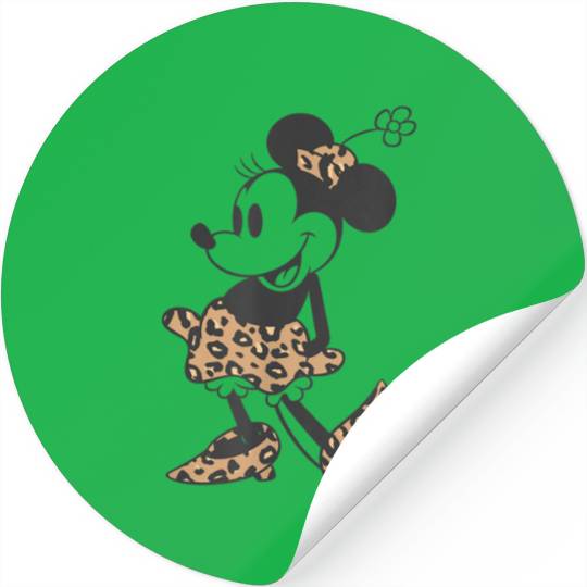 Disney Minnie Mouse Cheetah Print Outfit Stickers