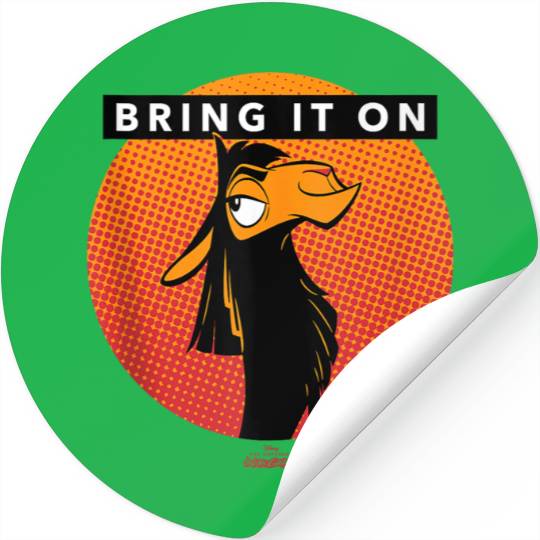 Disneyss The Emperor's New Groove Llama Bring It On Stickers