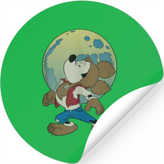 Disney Mickey Mouse Werewolf Halloween Costume Stickers