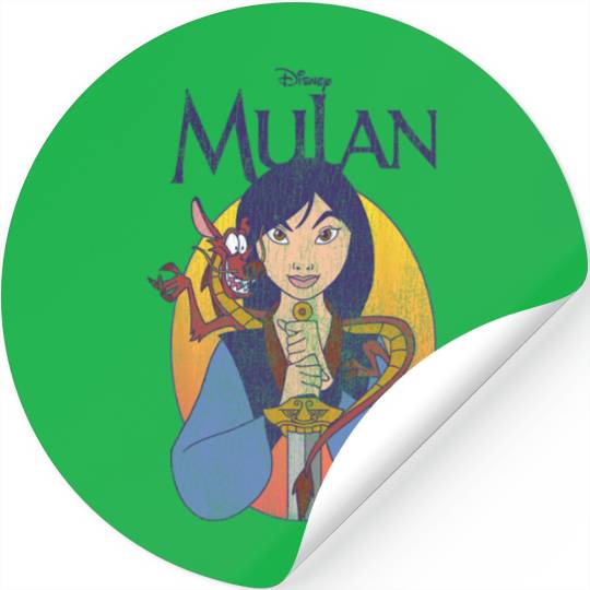 Disney Mulan Classic Mulan & Mushu Poster Stickers