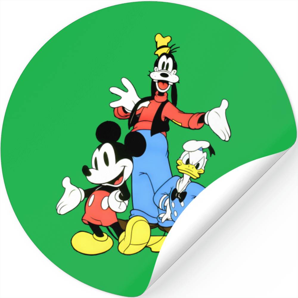 Disney Men's Mickey Mouse Goofy and Donald Duck Pals Stickers