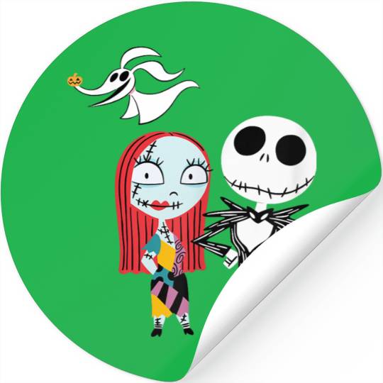 Disneyss Nightmare Before Christmas Dark Jack Sally Stickers