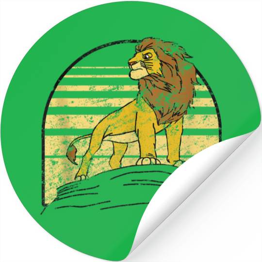 Disneyss The Lion King Simba Pride Rock Sunset Stickers