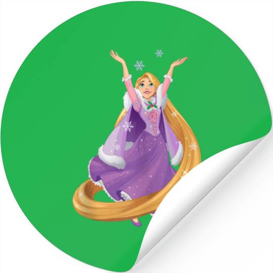 Disney Tangled Princess Rapunzel Holiday Stickers