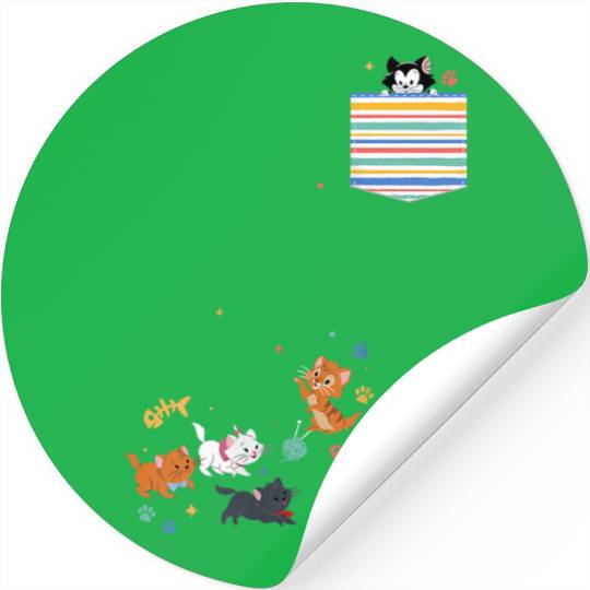 Disneyss The Aristocats Movie Kittens Pocket Stickers