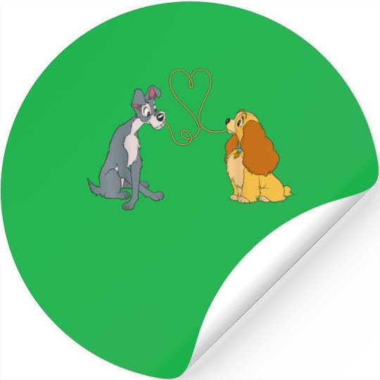 Disney Lady and The Tramp Bella Notte Stickers