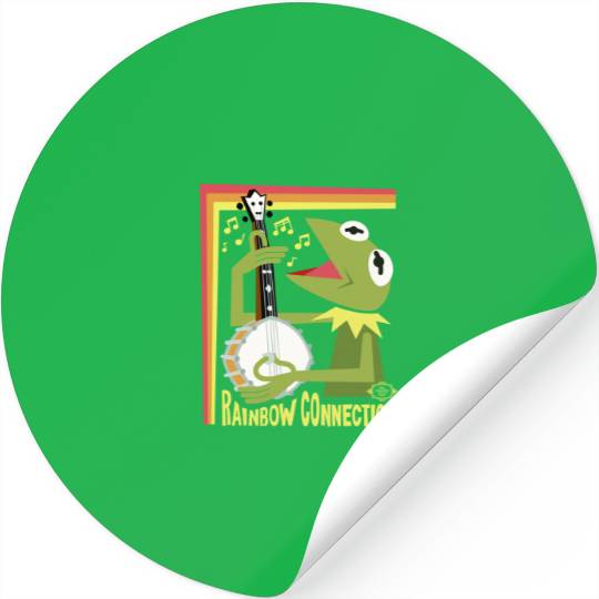 Disneyss The Muppet Movie Kermit Rainbow Connection Stylized Stickers