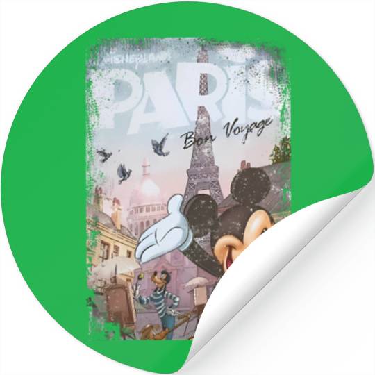Disneyland Paris Mickey Stickers, Eiffel Tower Mickey Stickers