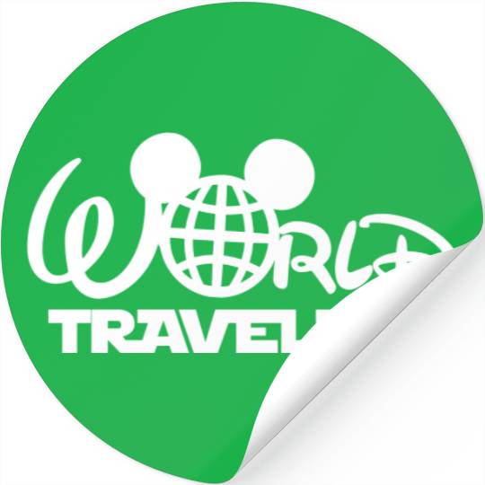World Traveler Disney Epcot Stickers, Disney Stickers, Disney World Family