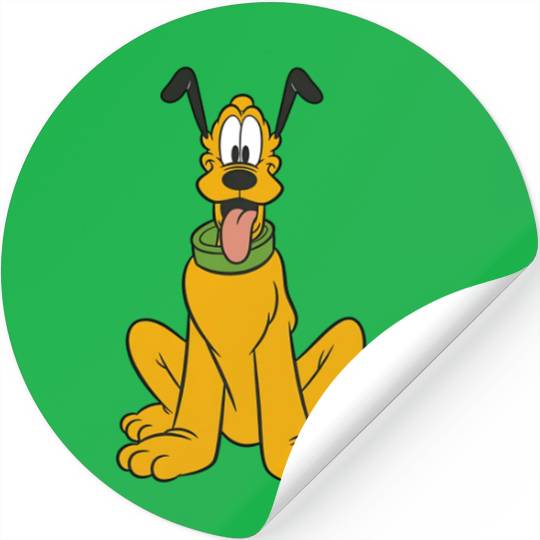 Disney Mickey And Friends Traditional Pluto Portrait Stickers, Pluto Dog Stickers, Magic Kingdom Stickers