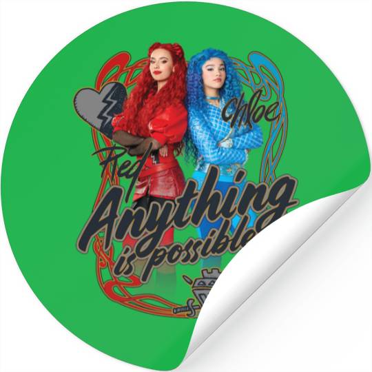 Disney Descendants The Rise Of Red Anything Is Possible Stickers