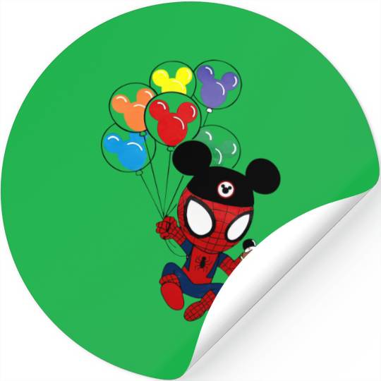 Disney Spiderman Balloons, Disney Spiderman Stickers