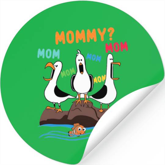 Disney Finding Nemo Seagull Mommy Mom Stickers