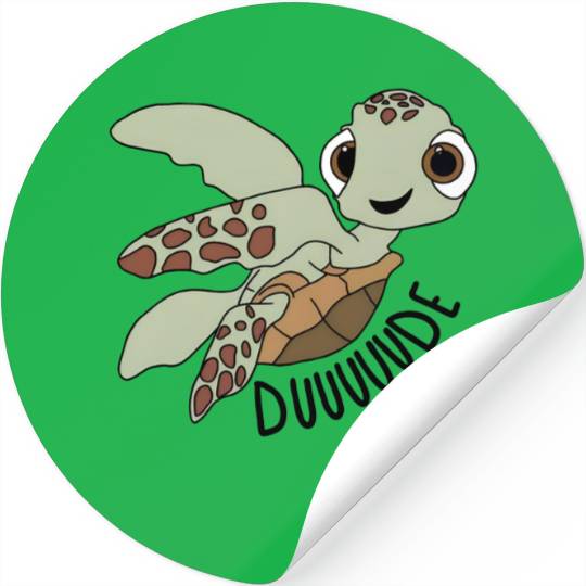 Disney Pixar Finding Nemo Squirt Dude Stickers, Finding Nemo Stickers
