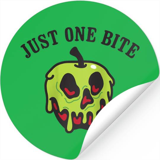 Disneyss Snow White Poison Apple Just One Bite Stickers