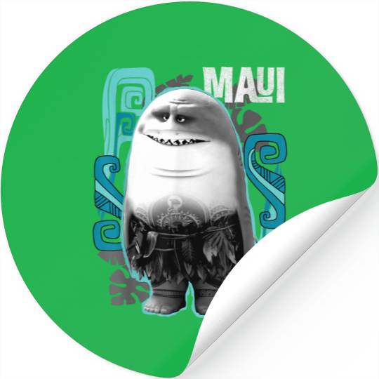 Disney Moana Maui Half Shark Stickers