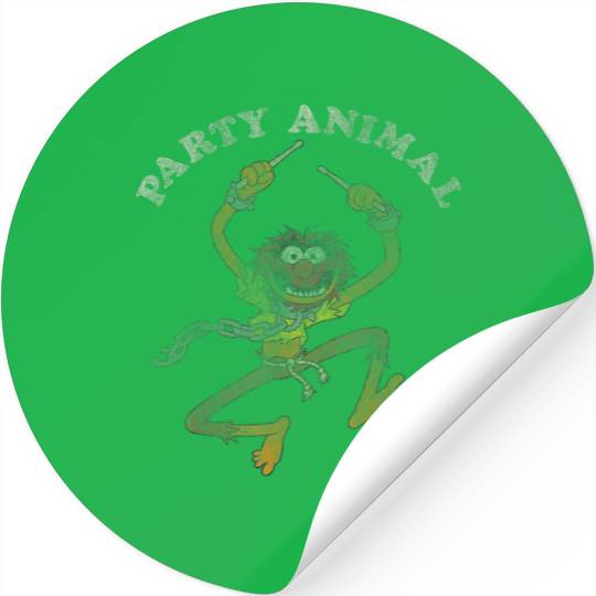 Disney The Muppets Distressed Party Animal Muppe Stickers